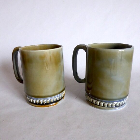 VINTAGE IRELAND IRISH WADE PORCELAIN HORSE CARRIAGE PHEASANT COFFEE MUG SET - Picture 5 of 15